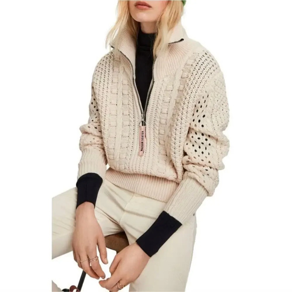 Scotch & Soda Anorak Cable Knit Sweater Size XS - Picture 2 of 9